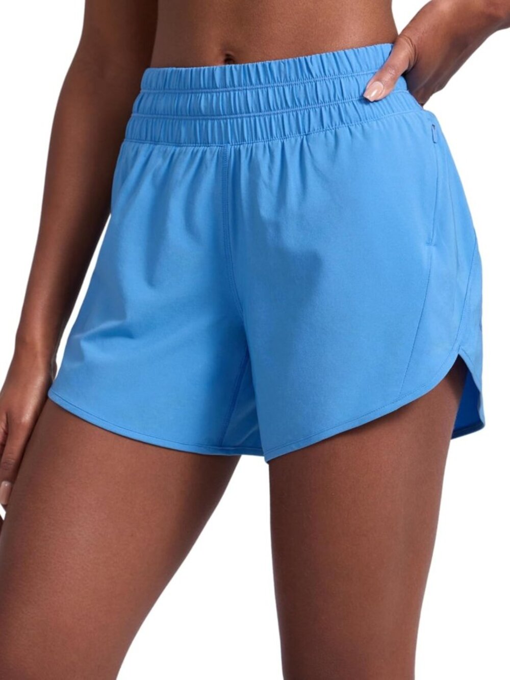 High-Waisted 5" Dolphin Athletic Shorts for Women | Workout & Running Gear